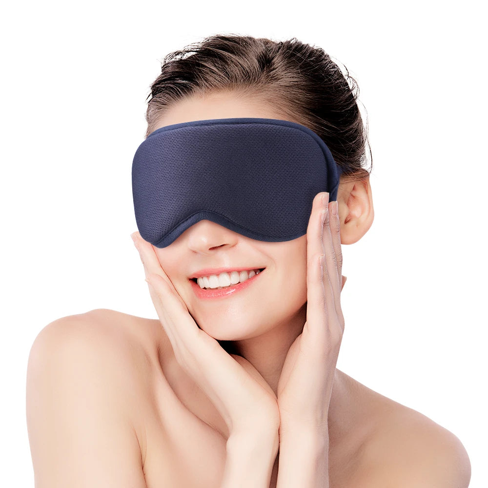Heated Eye Mask for Sleep & Eye Fatigue Relief – Smart Warm Compress & Relaxation