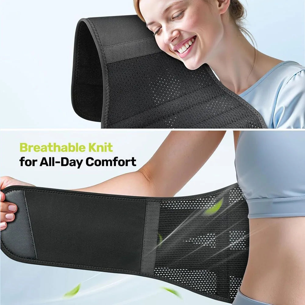 Back Support Belt for Lower Back Pain Relief – Adjustable Lumbar Brace